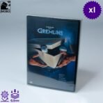 Front view of MOBO Crystal Box DVD Protector – Transparent 0.5 mm PET case for sealed DVD box