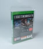 Rear view of MOBO Crystal Box Microsoft Xbox One Game Protector – Transparent 0.5 mm PET case showing the back closure and structure