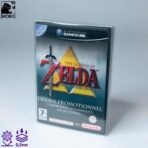 Front view of MOBO Crystal Box Nintendo GameCube Game Protector – Transparent 0.5 mm PET case for sealed GameCube games
