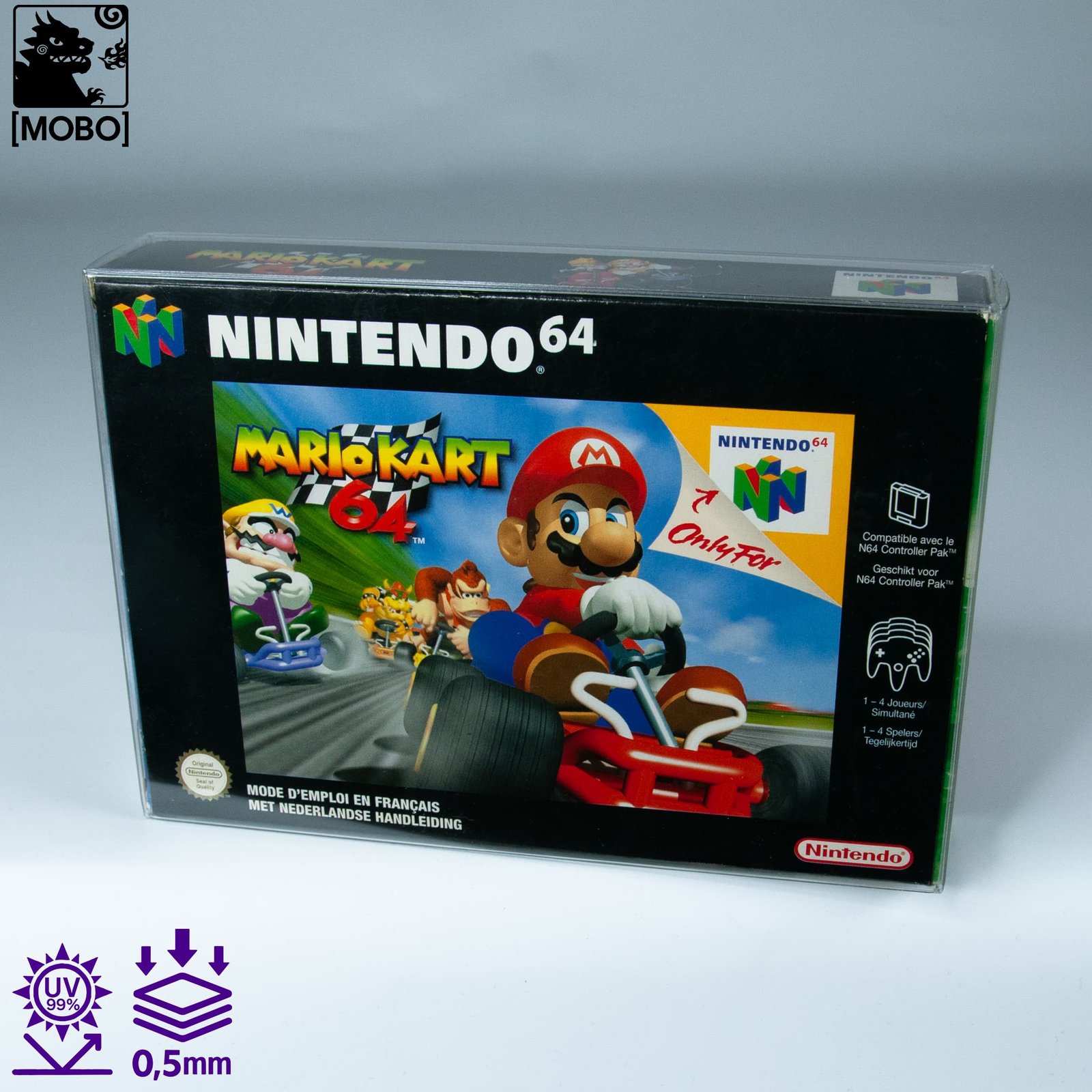 mobo-crystal-box-nintendo-n64-game-protector-front-logo Crystal Box Protector – For Nintendo 64 - Image 1