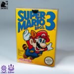 Front view of MOBO Crystal Box Nintendo NES Game Protector – Transparent 0.5 mm PET case for sealed NES games