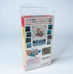 Rear view of MOBO Crystal Box Nintendo Super Famicom Game Protector – Transparent 0.5 mm PET case showing the reinforced closure and perfect fit