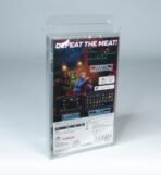Rear view of MOBO Crystal Box Nintendo Switch Game Protector – Transparent 0.5 mm PET case showing closure and fit
