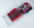 Angled view of MOBO Crystal Box Pokémon 5 Booster Carton Protector – Transparent 0.5 mm PET case showing edge definition and clarity