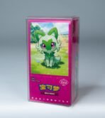 Front view of MOBO Crystal Box Pokémon China Gem Box Display Protector – Transparent 0.5 mm PET case for sealed Pokémon Gem Box