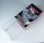 Angled view of MOBO Crystal Box Pokémon Display Bundle Protector – Transparent 0.7 mm PET case showing thickness and clarity