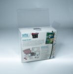 Rear angle of the MOBO Crystal Box Pokémon ETB Protector – 0.7 mm PET case highlighting the reinforced back panel and precise folding.
