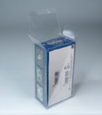 Rear view of MOBO Crystal Box Pokémon Japan Thin Booster Box Display Protector – Transparent 0.5 mm PET case showing rear closure