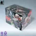 Front view of MOBO Crystal Box Pokémon Mini Tins Display x8 Protector – Transparent 0.6 mm PET case for sealed Pokémon Mini Tins displays of 8 tins