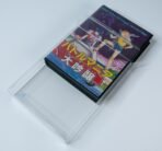 Angled view of MOBO Crystal Box Sega Mega Drive Japan Protector – Transparent 0.5 mm PET case showing edges and optical clarity