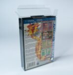 Rear view of MOBO Crystal Box Pokémon Booster Box Protector – Transparent 0.5 mm PET case showing the rear seal and secure fit