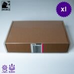 Front view of MOBO Crystal Box Sega Paprium Investor Pack Protector – Transparent 0.5 mm PET case for sealed Paprium Investor Pack