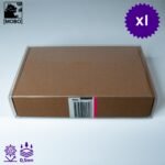 Front view of MOBO Crystal Box Sega Paprium Investor Pack Protector – Transparent 0.5 mm PET case for sealed Paprium Investor Pack