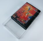 Angled view of MOBO Crystal Box SNK Neo Geo Blazing Star Protector – Transparent 0.7 mm PET case showing edges and structure