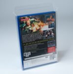 Rear view of MOBO Crystal Box Sony PlayStation 2 Game Protector – Transparent 0.5 mm PET case showing closure and fit