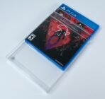 Angled view of MOBO Crystal Box Sony PlayStation 4 Game Protector – Transparent 0.5 mm PET case showing edge structure and clarity