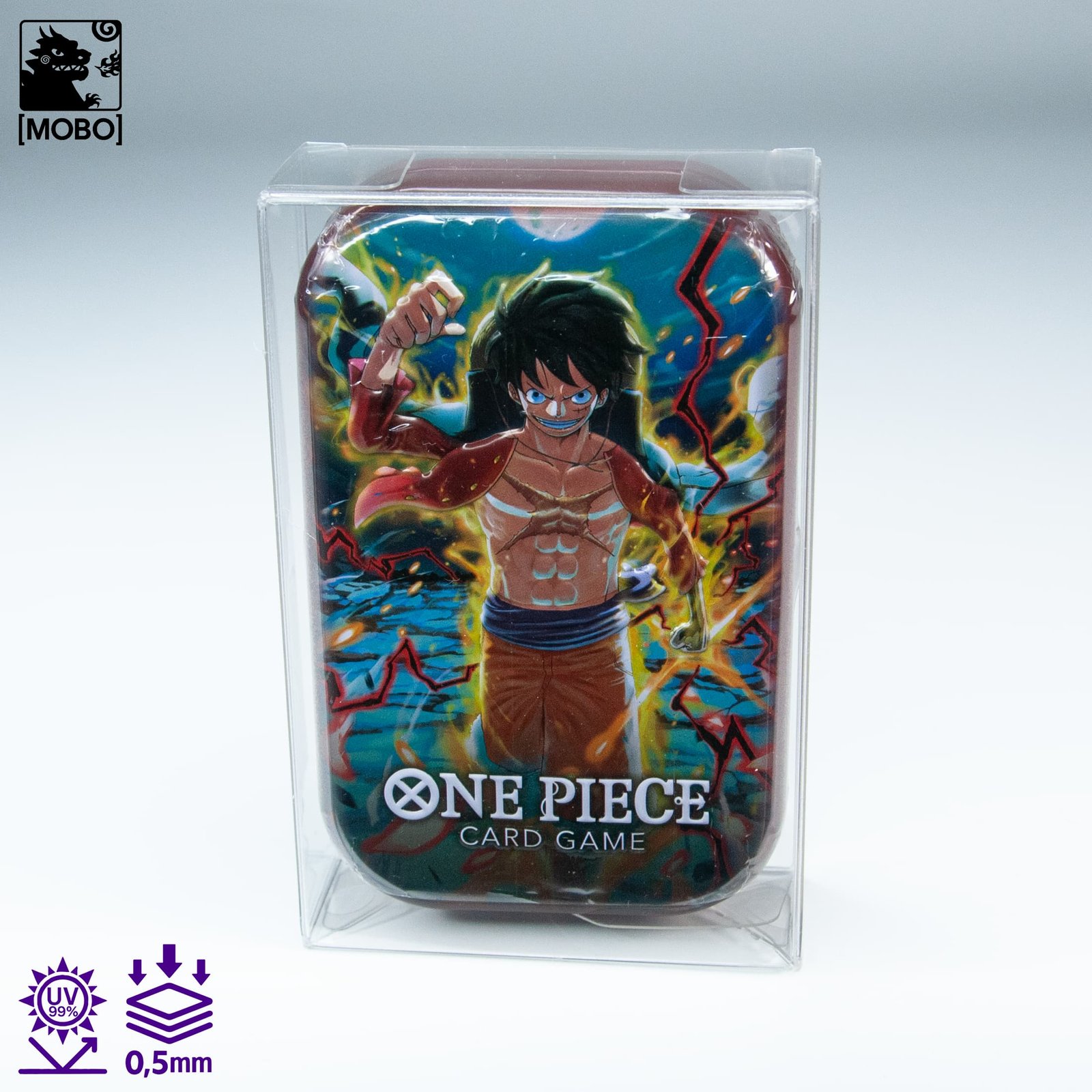 mobo-crystal-box-one-piece-mini-tins-protector-front-alt2 Crystal Box Protector – For One Piece Mini-Tins - Image 1