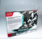 Rear view of MOBO Crystal Box Pokémon Kyurem EX Box Protector – Transparent 0.6 mm PET case showing closure alignment and protection
