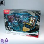 Front view of MOBO Crystal Box Pokémon Kyurem EX Box Protector – Transparent 0.6 mm PET case for sealed Kyurem EX box